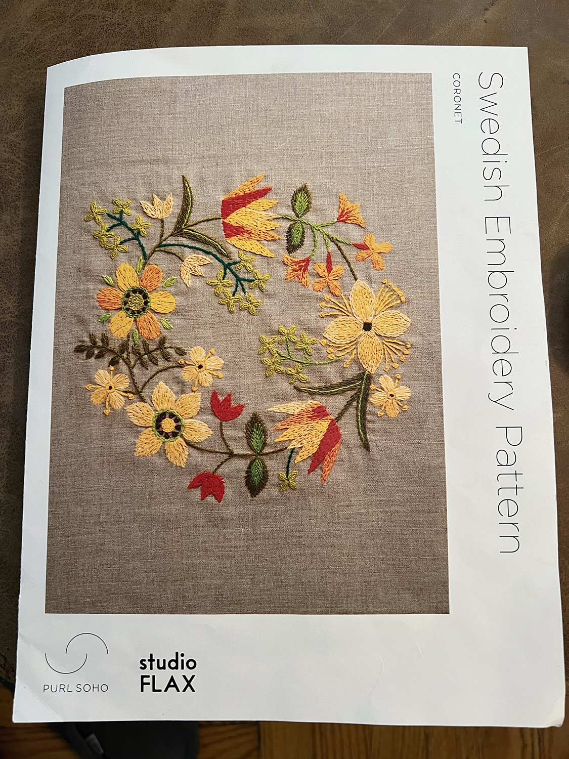 The original pattern had some simpler stitches.