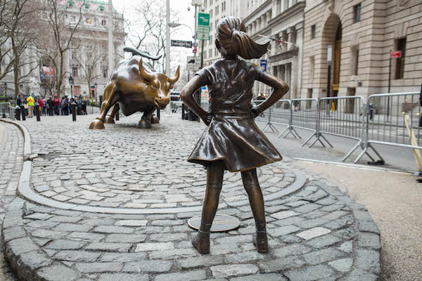 Visbal's Fearless Girl stands firmly opposing Charing Bull