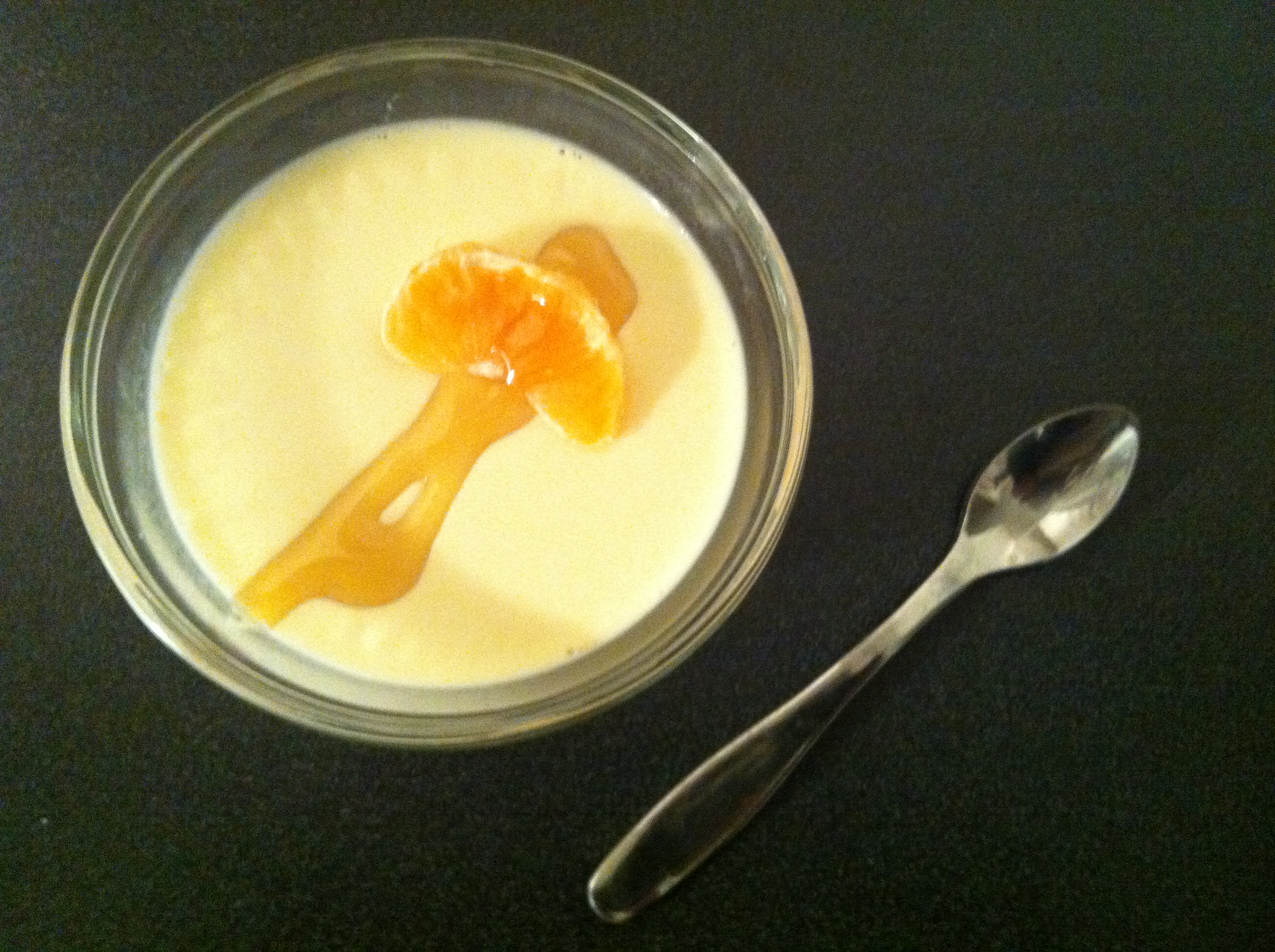 Clementine panna cotta