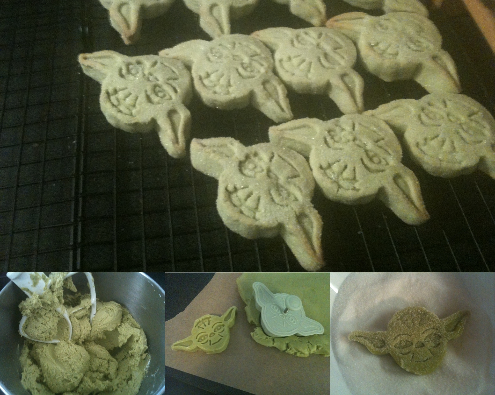 Yoda green tea cookies